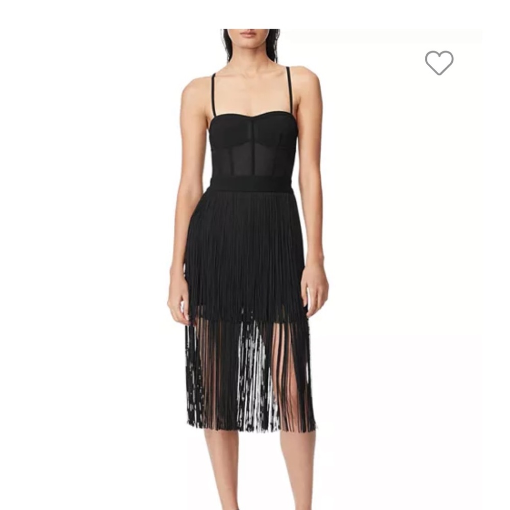 Herve leger fringe dress
